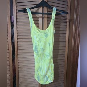 INC tie dye bling top.